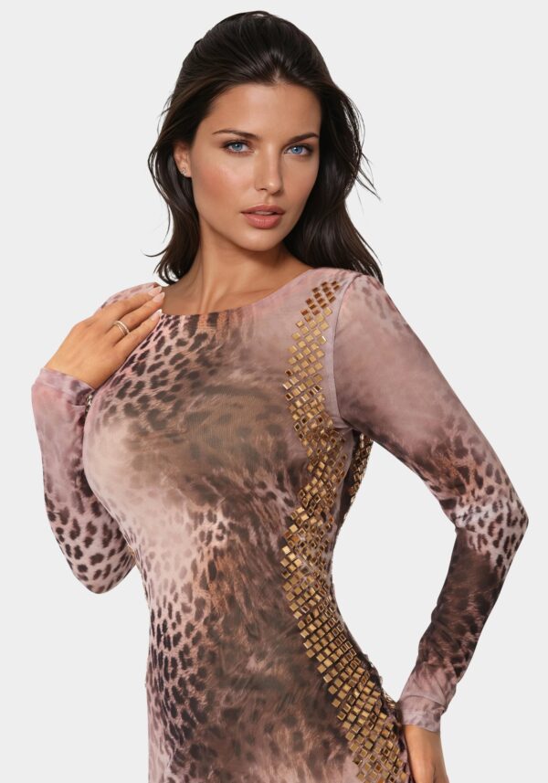 BodyCon Embellished Knee Length Dress